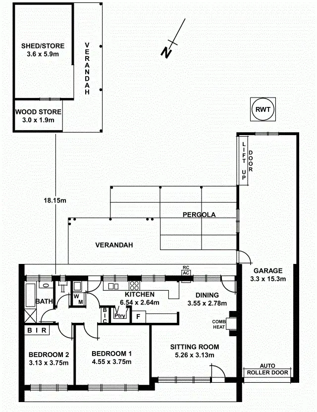 Floorplan of Homely house listing, 65 Gloucester Avenue, Belair SA 5052