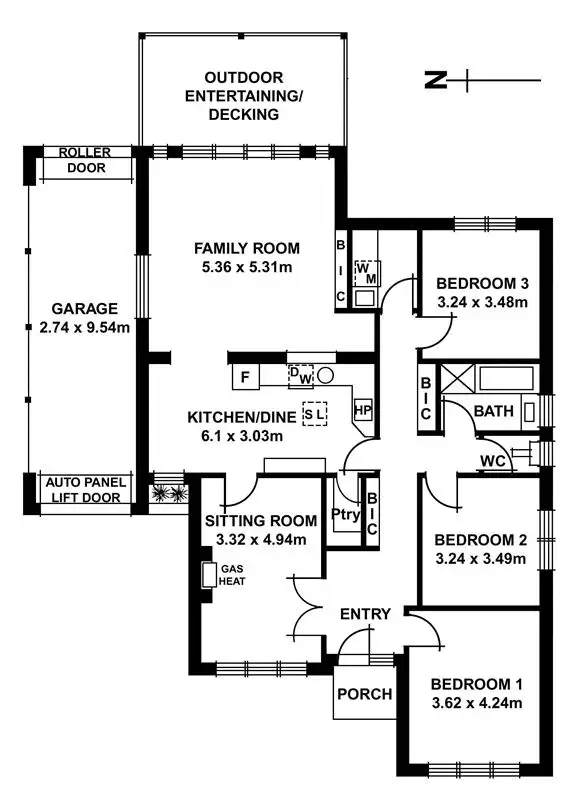 Floorplan of Homely house listing, 1A Cheviot Avenue, Lower Mitcham SA 5062
