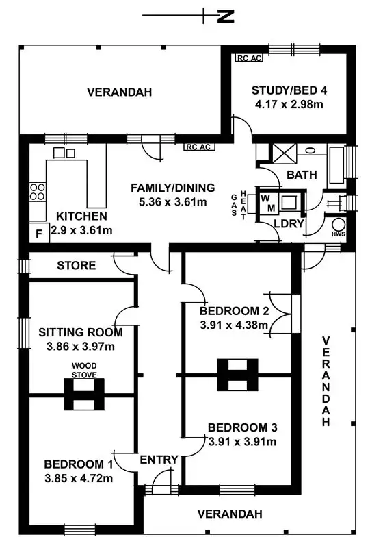Floorplan of Homely house listing, 8 Stamford Street, Parkside SA 5063
