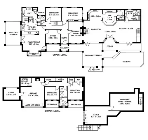 Floorplan of Homely house listing, 4 Craigwood Drive, Belair SA 5052