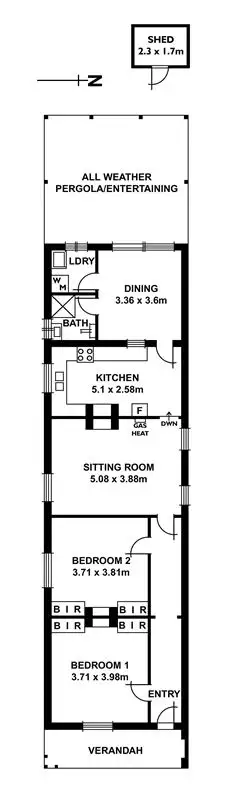 Floorplan of Homely house listing, 10 Elizabeth Street, Goodwood SA 5034