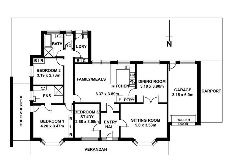 Floorplan of Homely house listing, 42D Torrens Street, Linden Park SA 5065