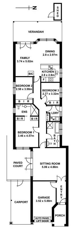 Floorplan of Homely house listing, 47 Gawler Terrace, Walkerville SA 5081