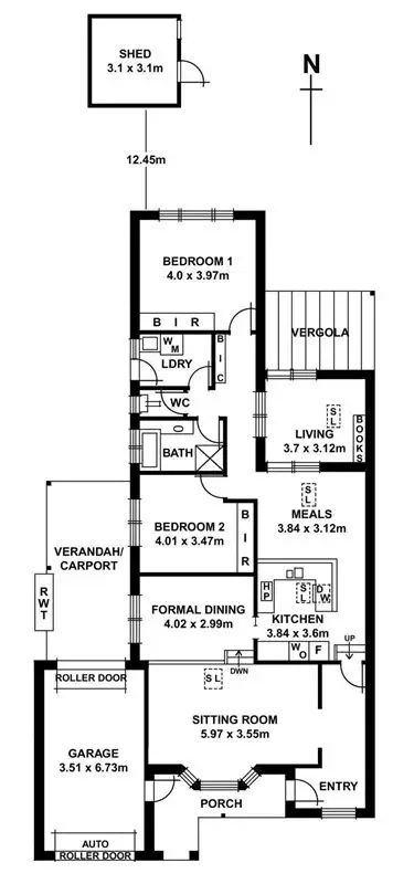 Floorplan of Homely house listing, 4A Netherby Avenue, Netherby SA 5062
