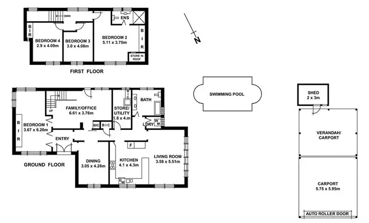 Floorplan of Homely house listing, 66 Tenth Avenue, Joslin SA 5070