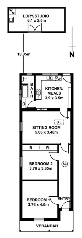 Floorplan of Homely house listing, 27 Kneebone Street, Goodwood SA 5034