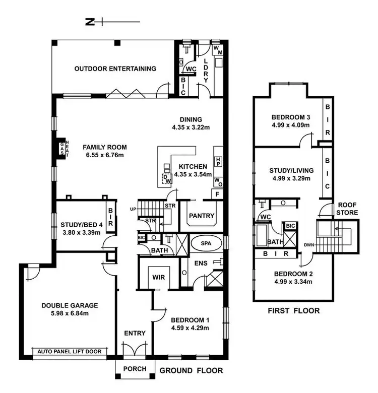 Floorplan of Homely house listing, 48 Devereux Road, Hazelwood Park SA 5066