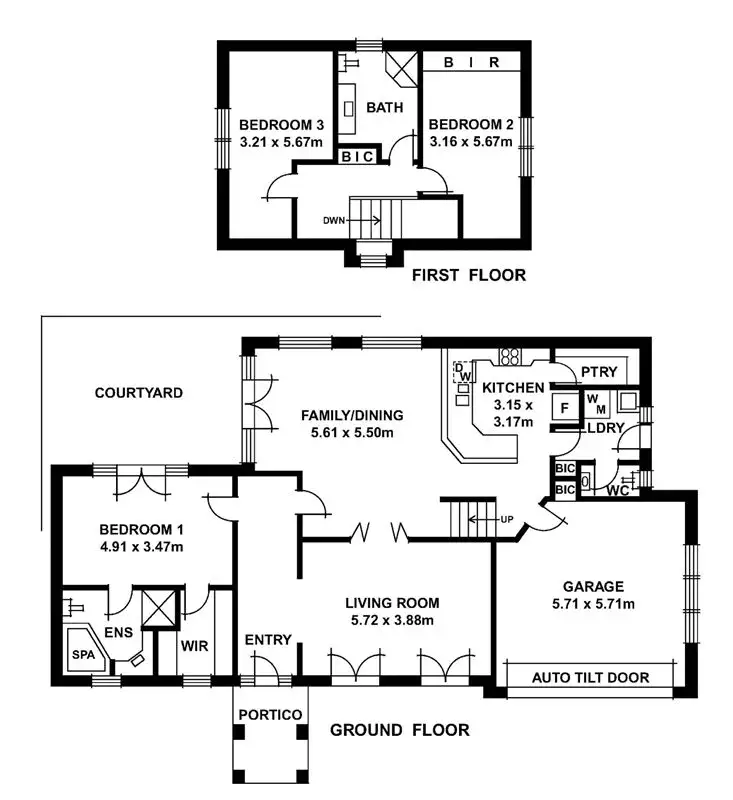 Floorplan of Homely house listing, 61 Dutton Terrace, Medindie SA 5081