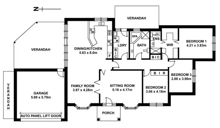 Floorplan of Homely house listing, 34 Toowong Avenue, Kensington Park SA 5068