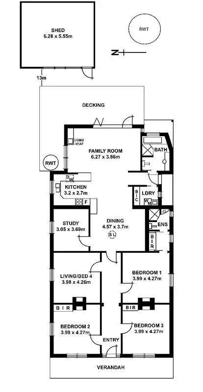Floorplan of Homely house listing, 1 Ethel Street, Forestville SA 5035