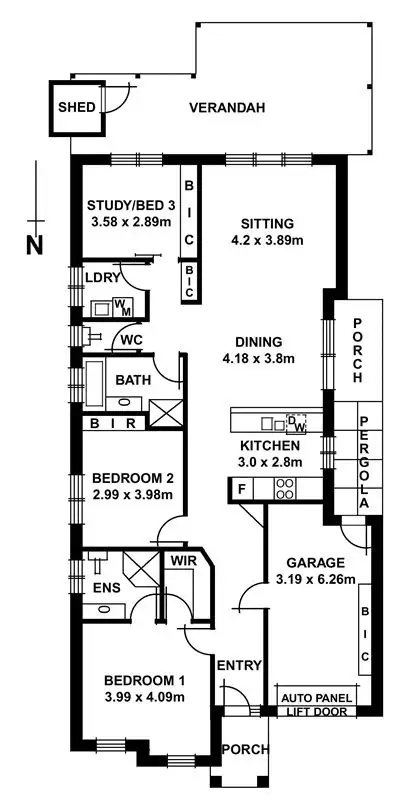 Floorplan of Homely house listing, 20A Renown Avenue, Tranmere SA 5073