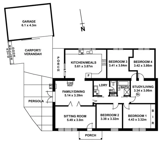 Floorplan of Homely house listing, 6 Wilson Street, Magill SA 5072