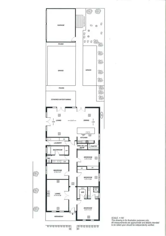 Floorplan of Homely house listing, 24 Kyre Avenue, Kingswood SA 5062