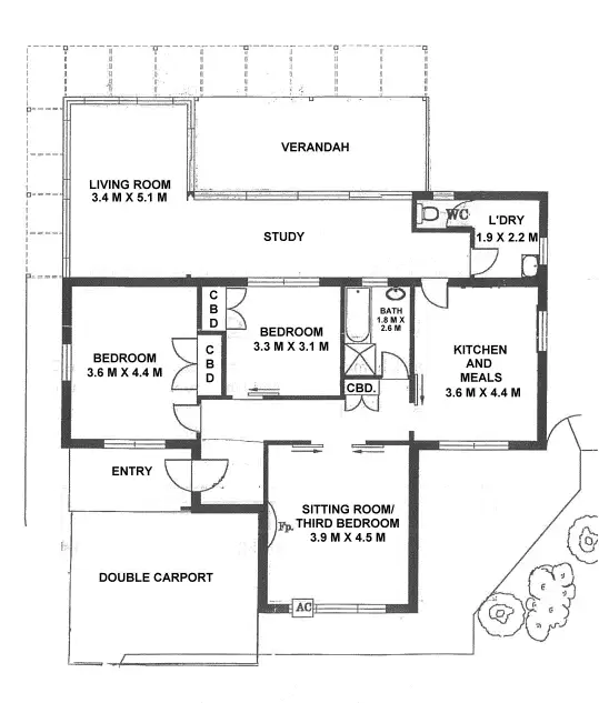 Floorplan of Homely house listing, 14 Dyott Avenue, Hampstead Gardens SA 5086