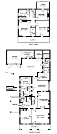 Floorplan of Homely house listing, 29 Palmer Place, North Adelaide SA 5006