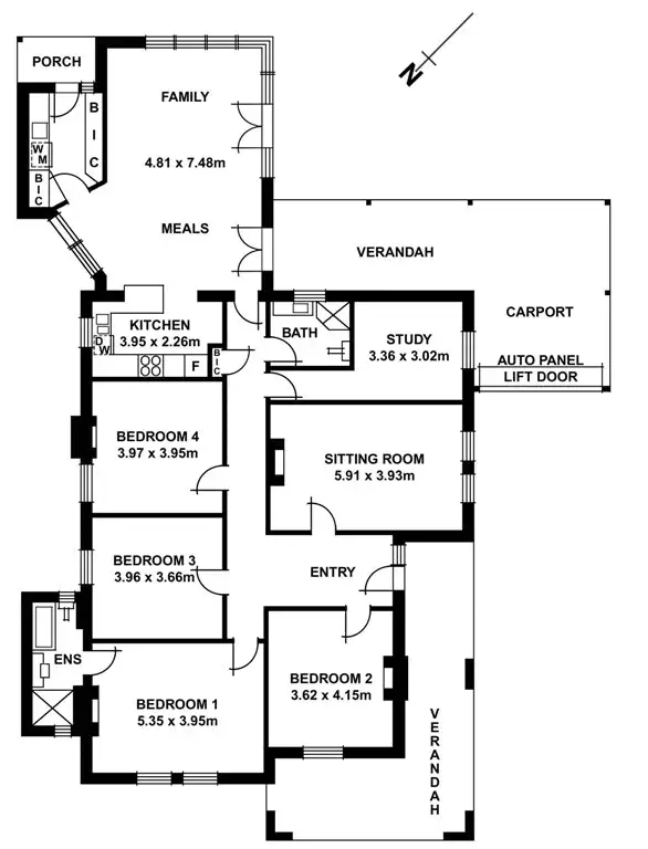 Floorplan of Homely house listing, 109 First Avenue, Joslin SA 5070