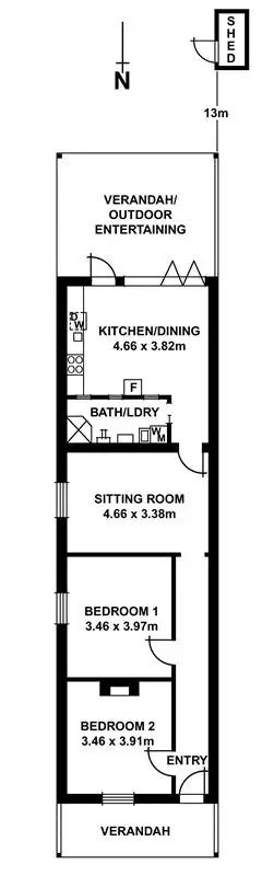 Floorplan of Homely house listing, 20 Sheldon Street, Norwood SA 5067