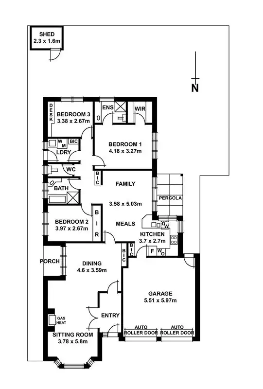 Floorplan of Homely house listing, 94 Godfrey Terrace, Erindale SA 5066