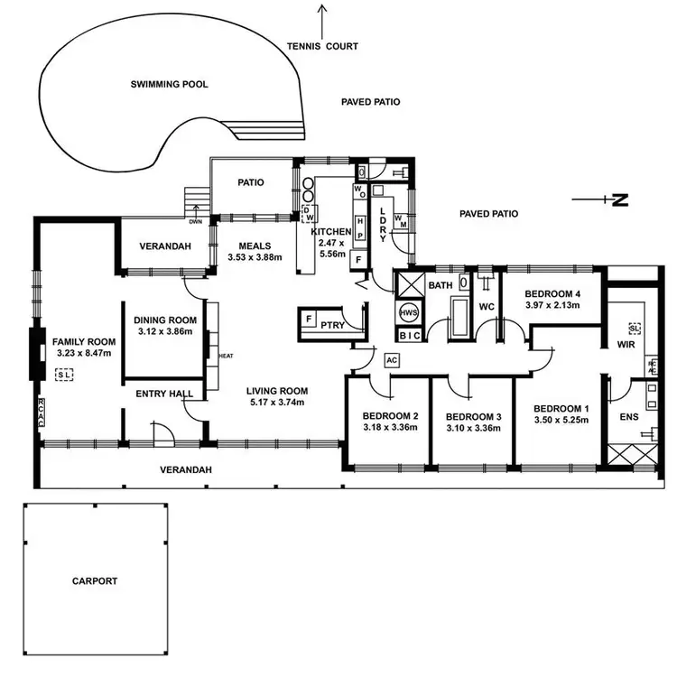 Floorplan of Homely house listing, 43 Waite Road, Netherby SA 5062