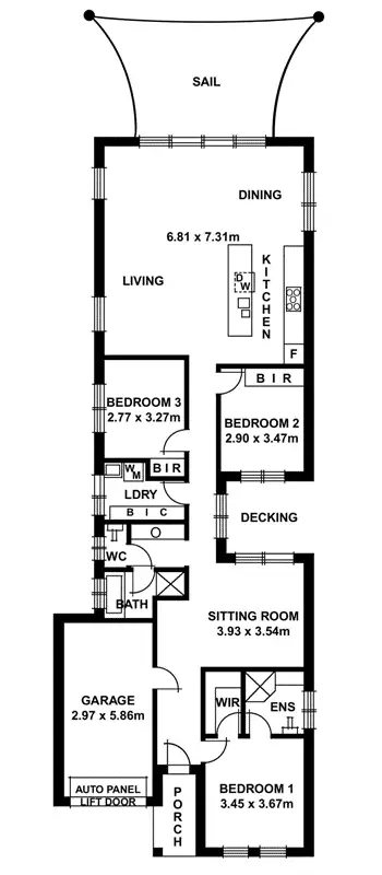 Floorplan of Homely house listing, 32B Ashleigh Avenue, Felixstow SA 5070
