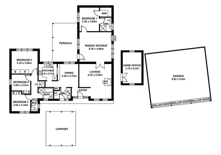 Floorplan of Homely house listing, 7 Sandercock Road, Crafers SA 5152