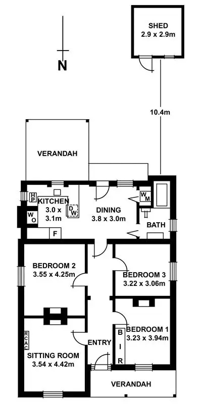 Floorplan of Homely villa listing, 4 Margaret Street, Beulah Park SA 5067