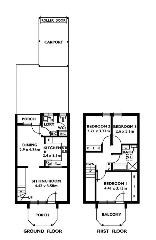 Floorplan of Homely townhouse listing, 2/21 Esplanade, Semaphore South SA 5019