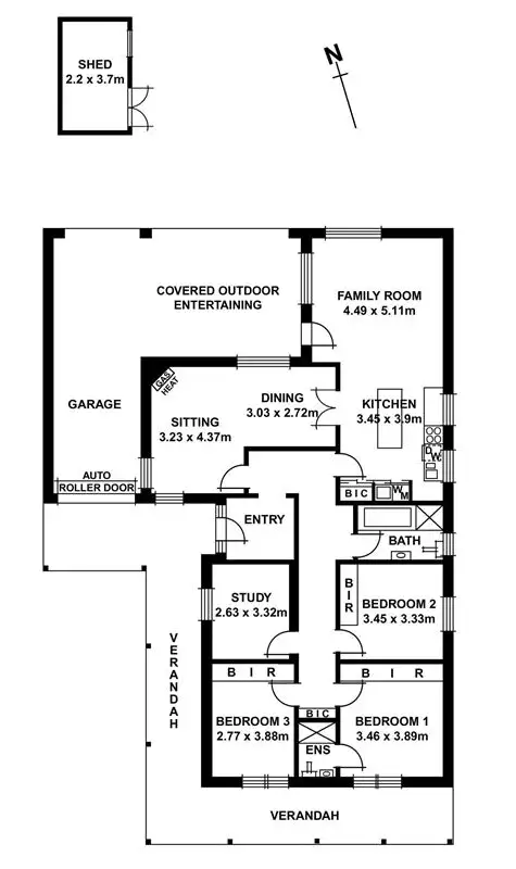 Floorplan of Homely house listing, 21 Linden Avenue, Hazelwood Park SA 5066