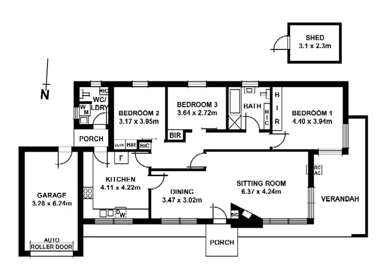 Floorplan of Homely house listing, 18 Woodcroft Avenue, St Georges SA 5064