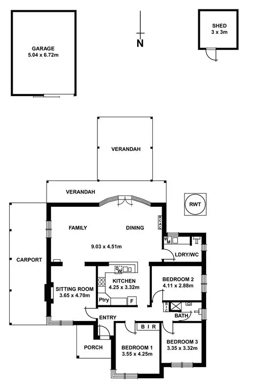 Floorplan of Homely house listing, 9 Scott Street, Sefton Park SA 5083
