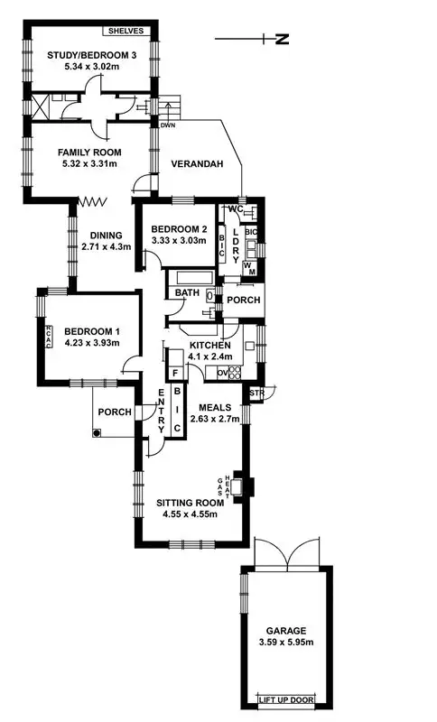 Floorplan of Homely house listing, 6 Riverdale Road, Myrtle Bank SA 5064