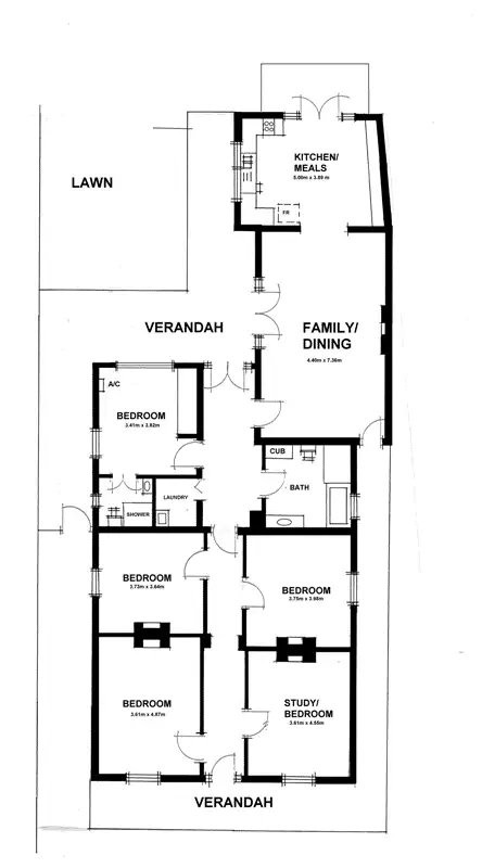 Floorplan of Homely house listing, 49 Hawkers Road, Medindie SA 5081