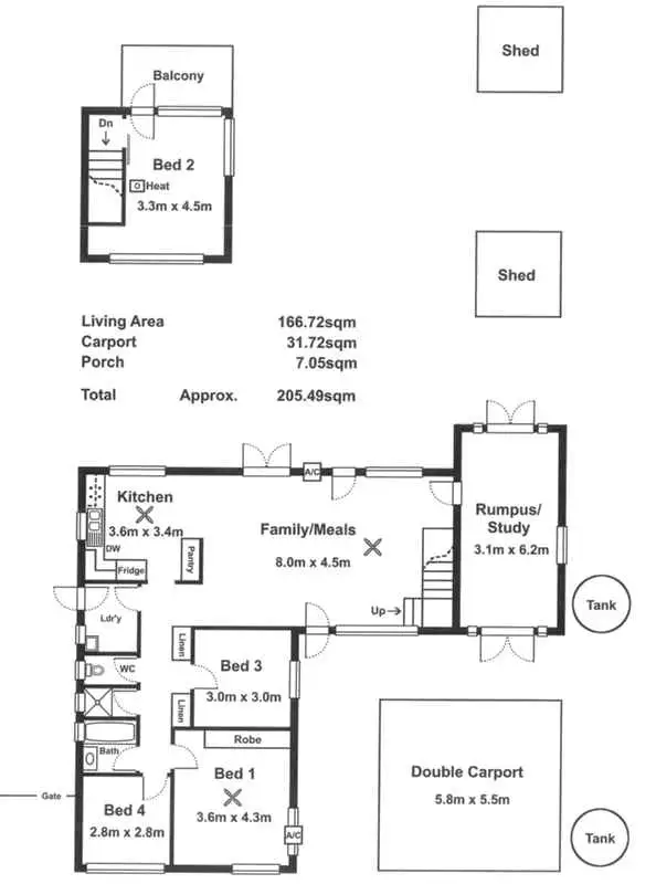 Floorplan of Homely house listing, 5 Muscatel Avenue, Wattle Park SA 5066