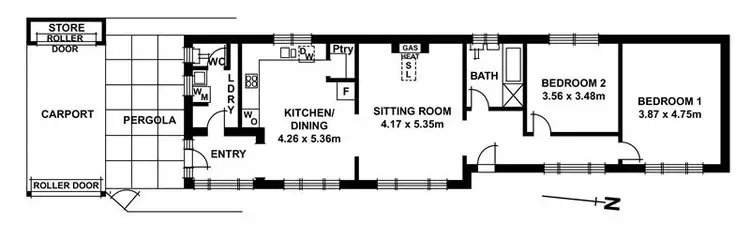 Floorplan of Homely house listing, 15 Curtin Lane, North Adelaide SA 5006