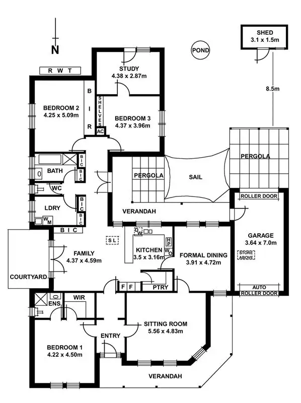 Floorplan of Homely house listing, 2A Wootoona Terrace, St Georges SA 5064
