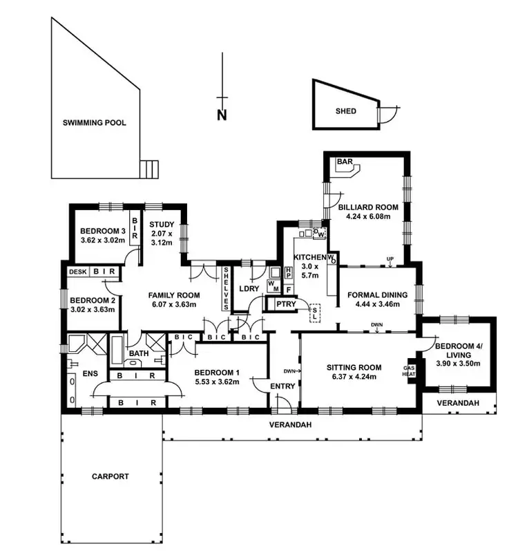 Floorplan of Homely house listing, 16 Ilfracombe Drive, Wattle Park SA 5066