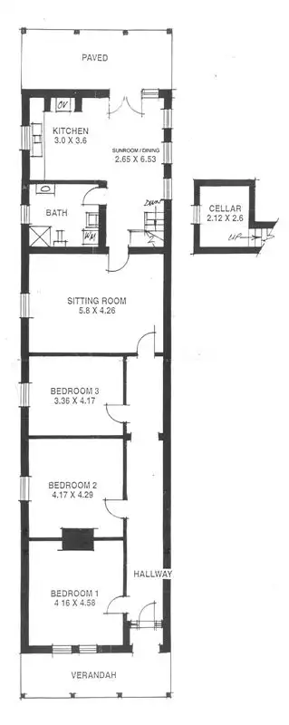 Floorplan of Homely house listing, 14 Second Avenue, St Peters SA 5069