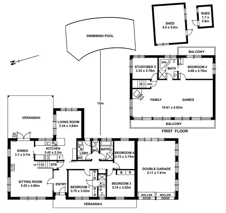 Floorplan of Homely house listing, 7 Banksia Crescent, Belair SA 5052