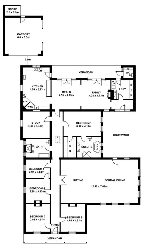 Floorplan of Homely house listing, 177 Stephen Terrace, Walkerville SA 5081