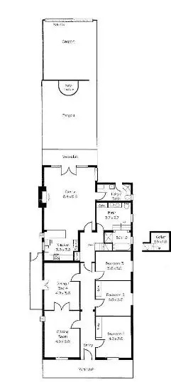 Floorplan of Homely house listing, 38 Third Avenue, St Peters SA 5069