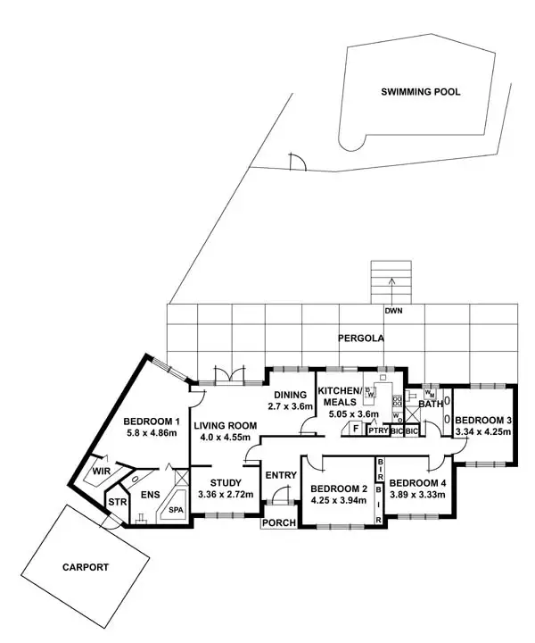 Floorplan of Homely house listing, 45 Inverness Avenue, St Georges SA 5064
