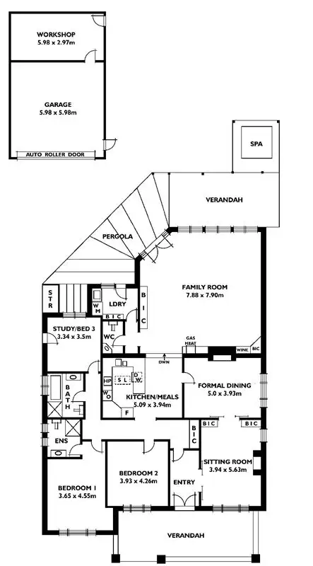 Floorplan of Homely house listing, 28 Chatsworth Grove, Toorak Gardens SA 5065