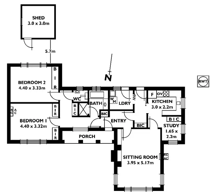 Floorplan of Homely house listing, 41 MITCHELL Street, Millswood SA 5034