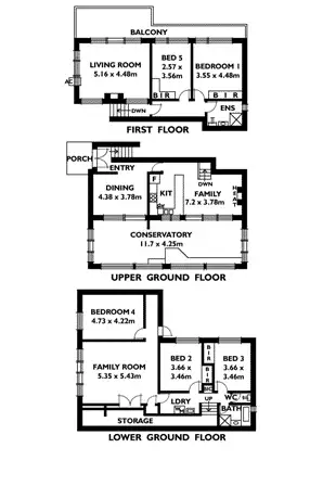 Floorplan of Homely house listing, 48 Thirkell Avenue, Beaumont SA 5066