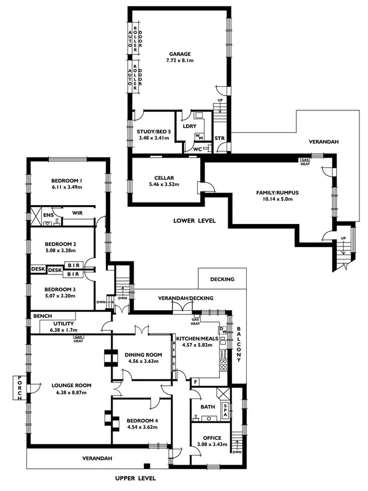 Floorplan of Homely house listing, 13 Twin Street, Stirling SA 5152