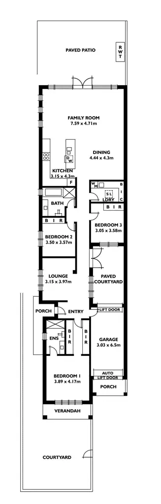 Floorplan of Homely house listing, 26B Fife Avenue, Torrens Park SA 5062