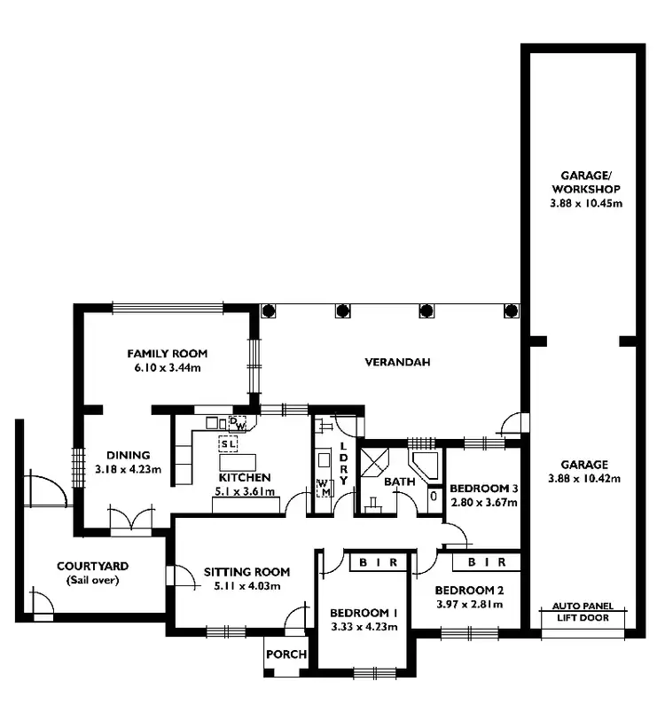 Floorplan of Homely house listing, 43 Inverness Avenue, St Georges SA 5064