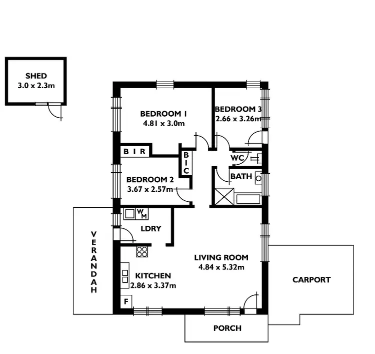 Floorplan of Homely house listing, 14 Torrens Street, Mitcham SA 5062