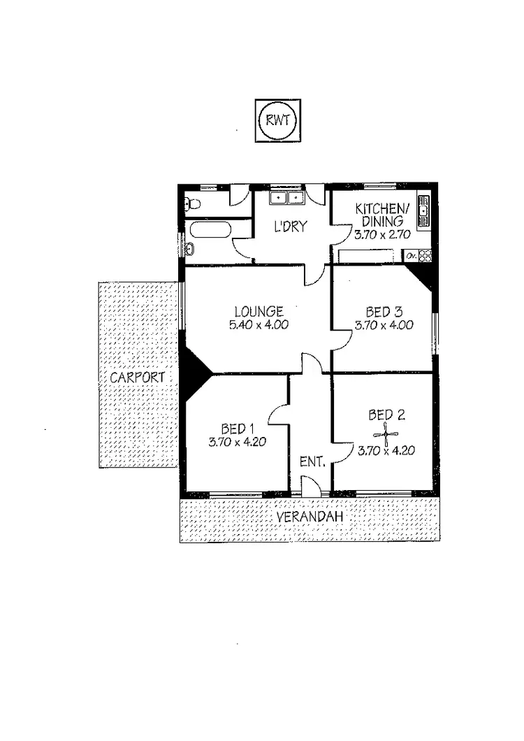 Floorplan of Homely house listing, 17 Angas Avenue, Vale Park SA 5081