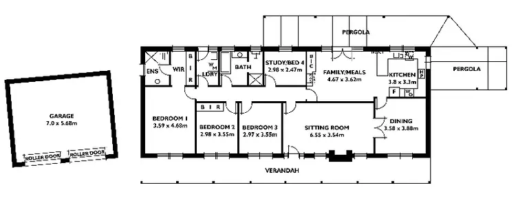 Floorplan of Homely house listing, 8 Glenside Road, Crafers SA 5152